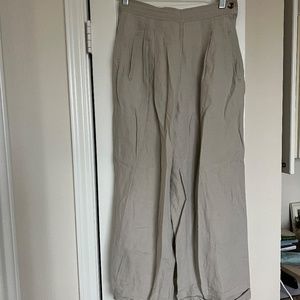 Linen High Waisted Pants